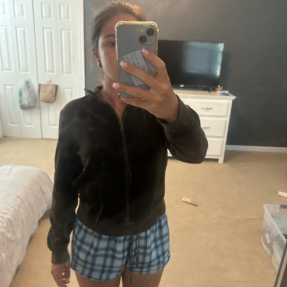 Ralph Polo Lauren Women's Brown Zip-Up Jacket
